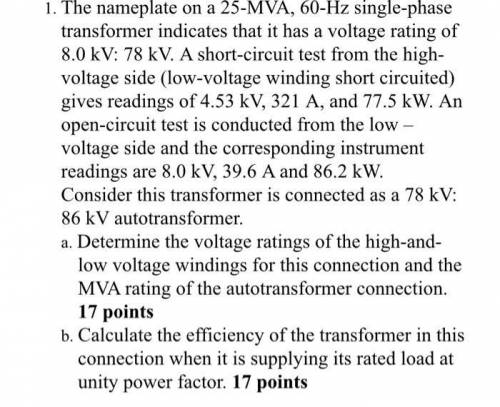 Determine the voltage ratings of the high-and-low voltage windings for this connection and the MVA r