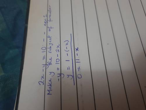 2x - y = 10 y = -x - 1 Solve the system of equations A (9.8) B (3.-4) C no solution