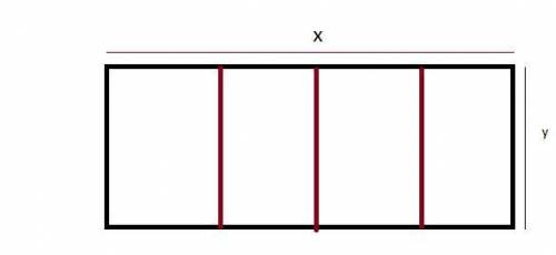 A farmer with 650 ft of fencing wants to enclose a rectangular area and then divide it into four pen