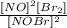 \frac{[NO]^{2}[Br_{2}]}{[NOBr]^{2}}