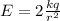 E = 2\frac{kq}{r^2}