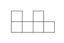 Данная фигура состоит из 6 одинаковых квадратов . Ее периметр равен 126 см. чему равна площадь фигур