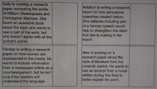 When should evidence be quoted directly and when should it be paraphrased? Identify which approach t