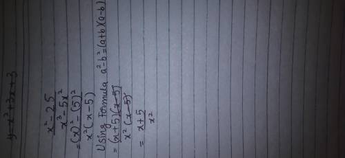 [frac{x^{2} -25}{x^{3}-5x^{2} }