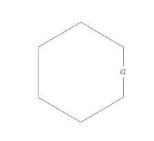 Find the area of the regular polygon with a side length of 85
