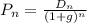 P_n=\frac{D_n}{(1+g)^n}