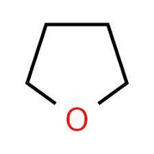 This ether, C4H8O, can be produced by slow distillation from an acidic solution of 1,4-butanediol, H