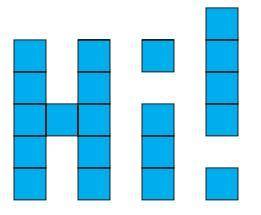 To find the percent of the tiles in HI! that are in the H, first find either a fraction or a decimal
