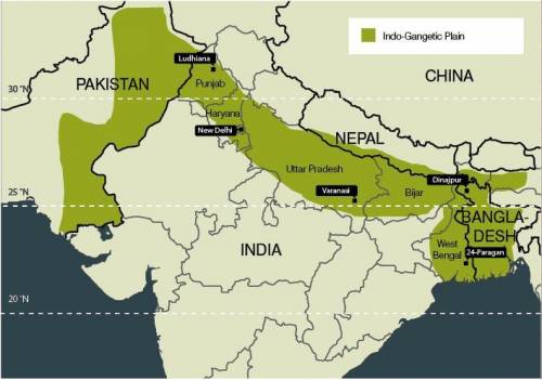 Where is the Ganges Plain?