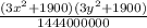 \frac{(3x^2+1900)(3y^2+1900)}{1444000000}