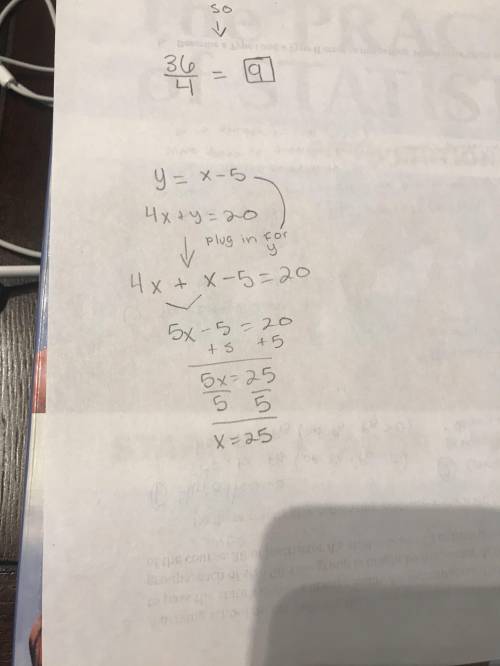 How do you source this problem  Y=x-5 4x +y = 20