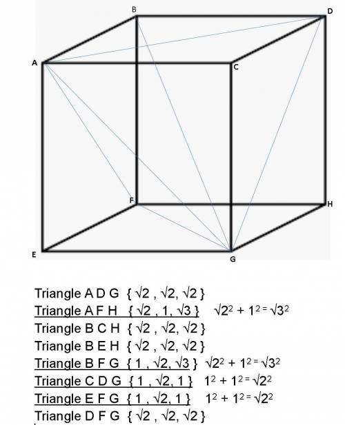 WILL GIVE YOU BRAINLIEST IF IT IS CORRECT Which triangles are right triangles? Check all that apply.