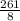 \frac{261}{8}