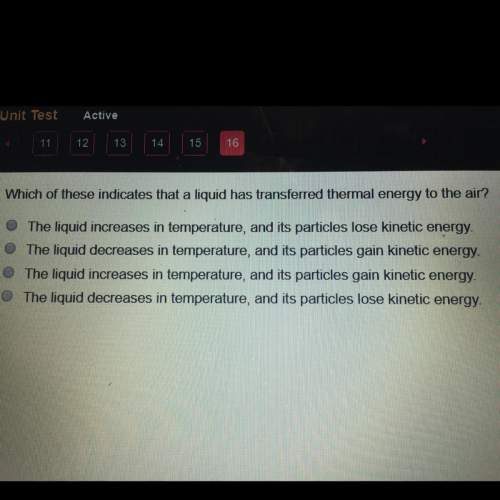 Which of these indicates that a liquid has transferred thermal energy to the air?