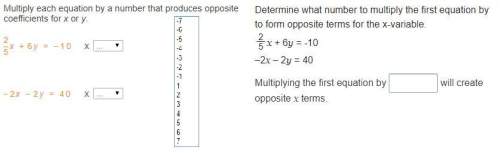 30 points will mark multiply each equation by a number that produces opposite coef