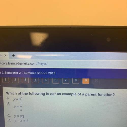 Which of the following is not an example of a parent function