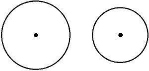 What is the total number of common tangents that can be drawn to the circles?  a. 0 b. 4