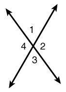 See image! two lines below intersect to form four angles, as shown. the measure of angle 2 is 114°.