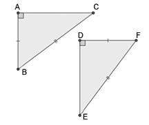 13. which of the following pairs of triangles can be proven congruent through hl?