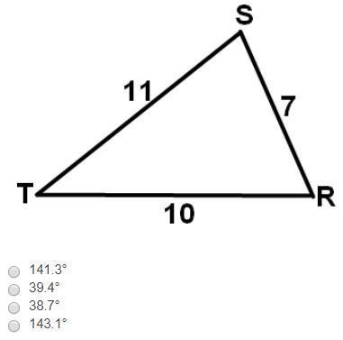 Find the the measure of angle t