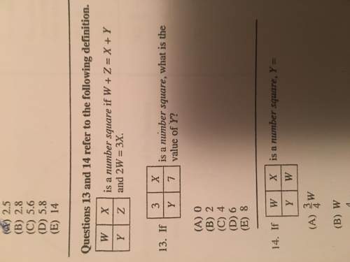 Sat math. only one question. i am not sure of the answer