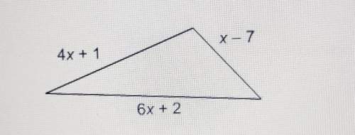 What is the perimeter of the triangle expressed as a polynomial?