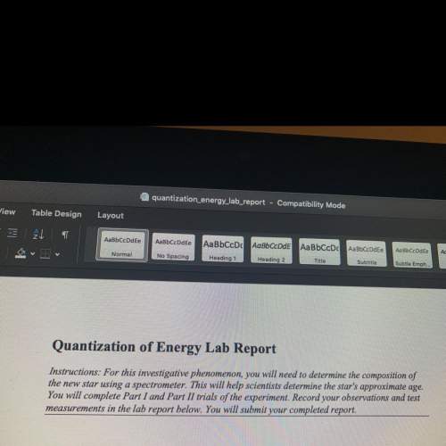 Can anyone me do a quantization lab report. it’s on florida virtual school and if you have a course