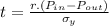 t=\frac{r.(P_{in}-P_{out})}{\sigma_y}