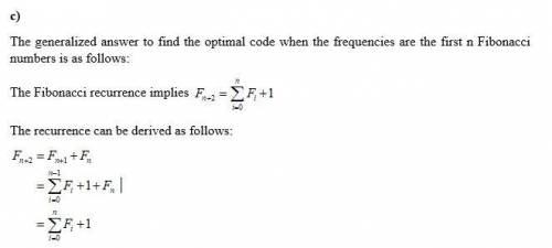 What is an optimal Huffman code for the following set of frequencies, based on the first 8 Fibonacci