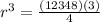r^{3}=\frac{(12348)(3)}{4}