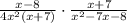 \frac{x-8}{4x^2\left(x+7\right)}\cdot \frac{x+7}{x^2-7x-8}