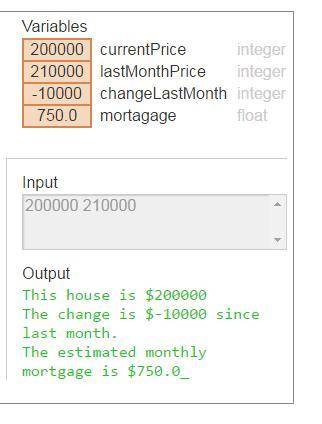 Sites like Zillow get input about house prices from a database and provide nice summaries for reader