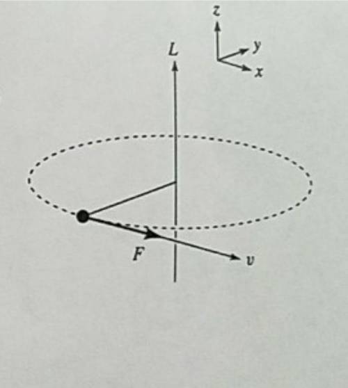 A person spins a tennis ball on a string in a horizontal circle (so that the axis of rotation is ver
