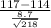 \frac{117-114}{\frac{8.7}{\sqrt{218} } }