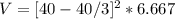 V=[40-40/3]^2*6.667