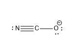Based on the best Lewis structure for the isocyanate ion, NCO−, which atom(s) would have the formal