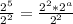 \frac{2^5}{2^2}=\frac{2^2*2^a}{2^2}