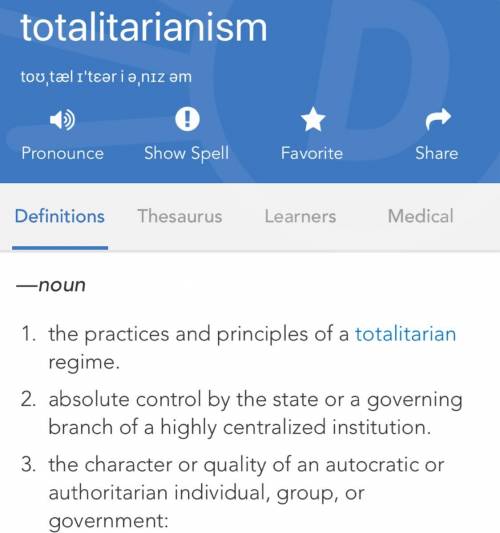 Totalitarianism gives people more personal freedom than authoritarian systems.  True or false