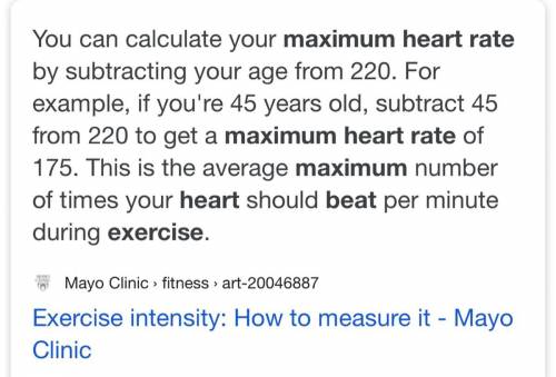 Describe how to determine you maximum heart rate and why heart rate important to monitor while exerc
