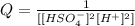 Q = \frac{1}{[[HSO_4^-]^2 [H^+] ^2]}