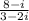 \frac{8-i}{3-2i}