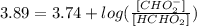 3.89=3.74+log(\frac{[CHO_{2}^{-}]}{[HCHO_{2}]})