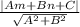 \frac{|Am +Bn+C|}{\sqrt{A^2+B^2} }