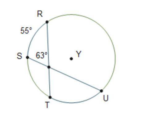 In circle Y, what is mArc T U?