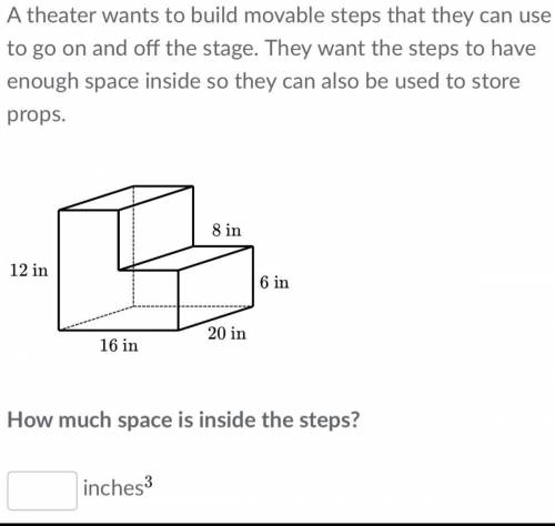A theater wants to build movable steps that they can use to go on and off the stage.They want the st