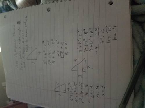 I need help with Pythagorean Theorem