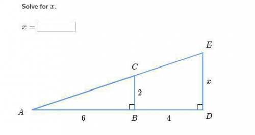 Solve for x  khan academy solve similar triangles advanced