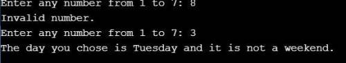 Please hlp :(  Using java Create an array of strings that contains the names of the days of the week