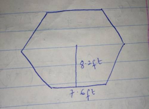 Find the area of the regular polygon, round to nearest hundredth. a 93.23 b 186.45 c 933.25 d 466.13