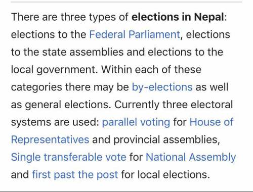 Why was a provision made for free elections
